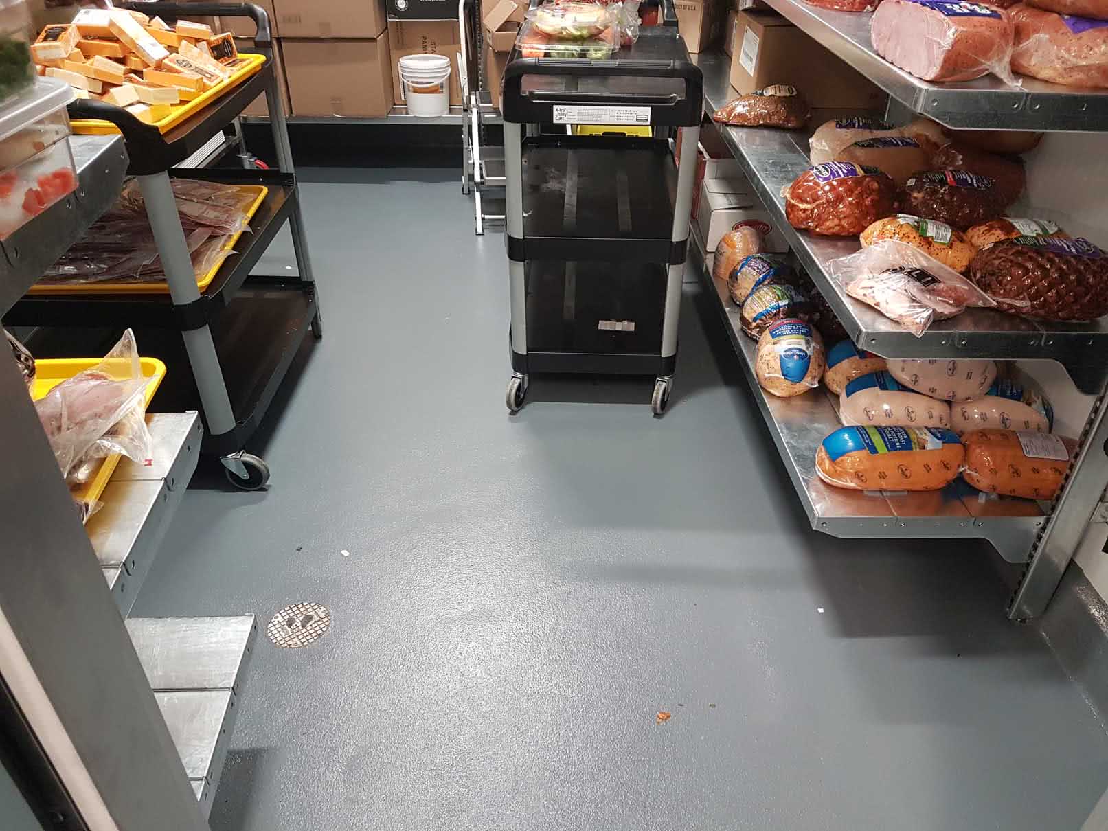 Concrete floor resurfacing for Save on Foods