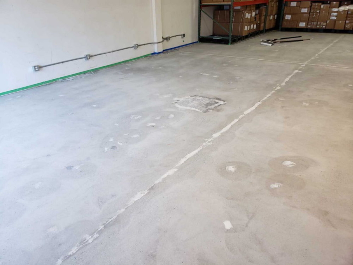 Concrete grinding, resurfacing and repair at Jusu Body