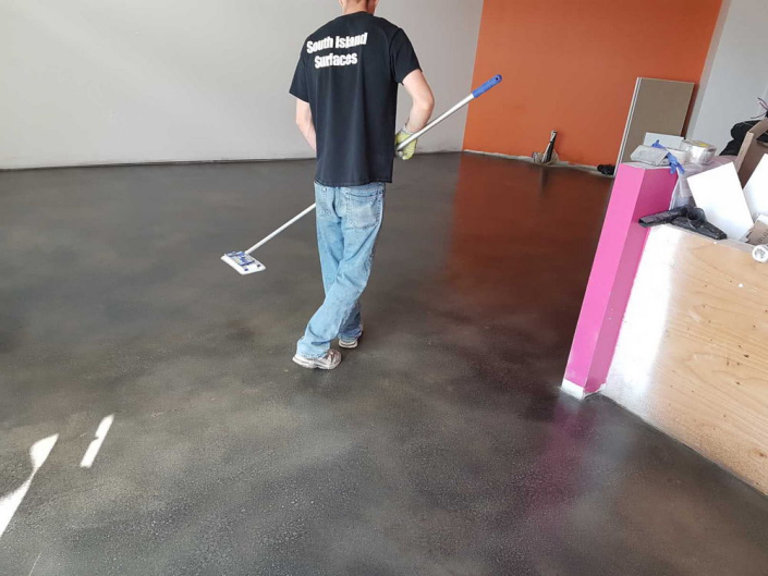 Concrete grinding, resurfacing and polishing at La Taquisa