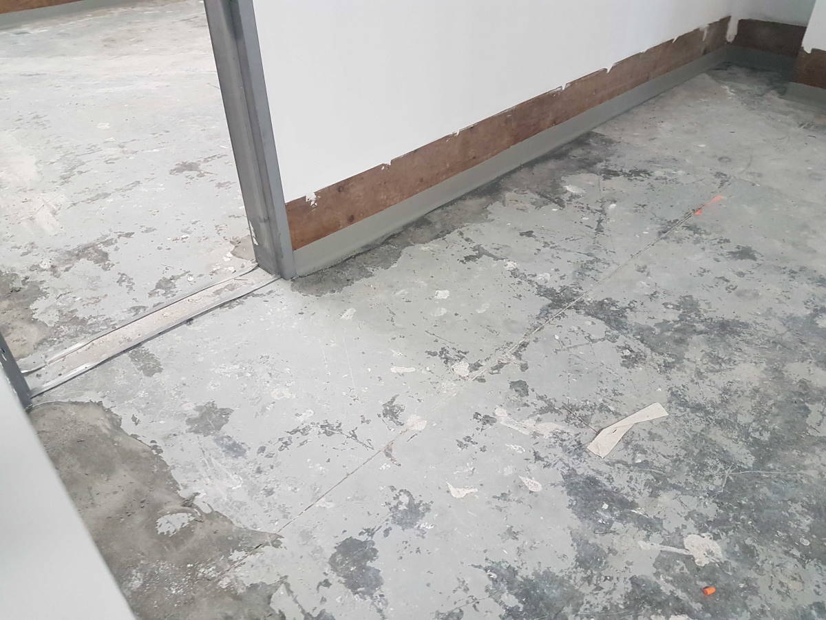 Concrete floor resurfacing at Cowichan Bay Seafood