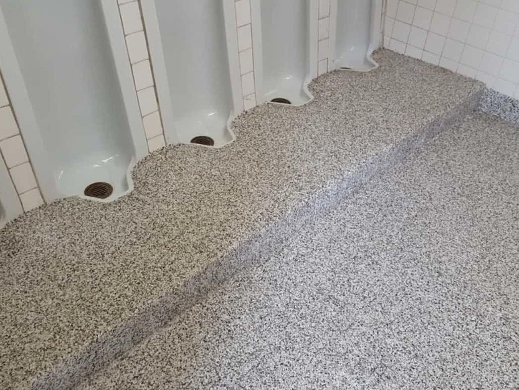 Concrete floor resurfacing - Lochside elementary