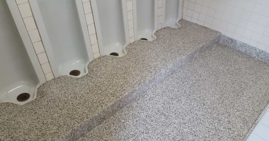 washroom floor epoxy coating